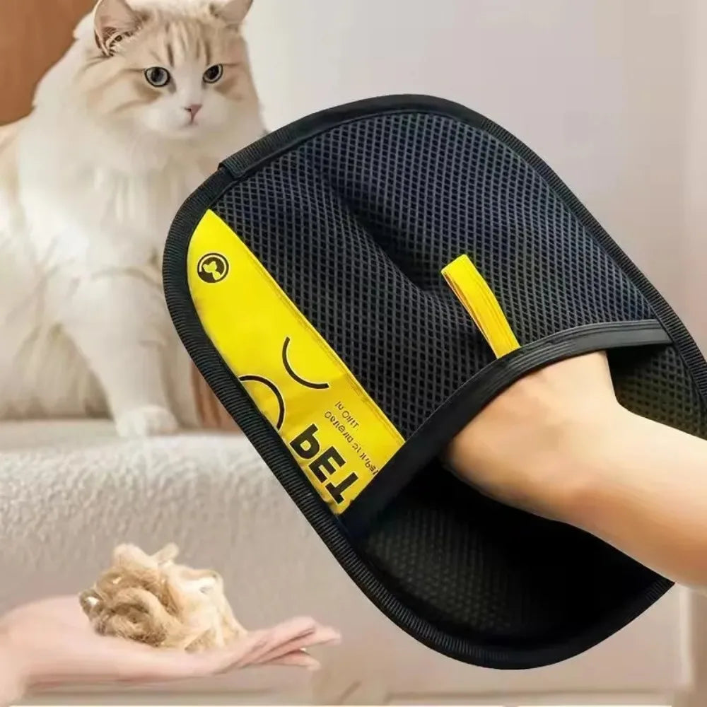 Reusable Pet Hair Remover Glove — Sofa & Fabric Cleaner