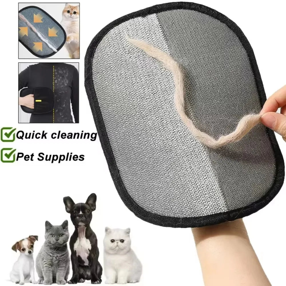Reusable Pet Hair Remover Glove — Sofa & Fabric Cleaner