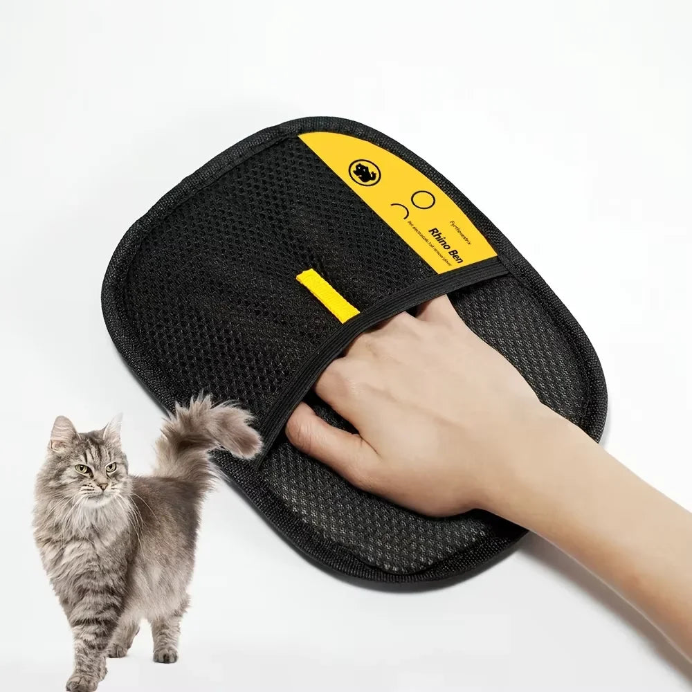 Reusable Pet Hair Remover Glove — Sofa & Fabric Cleaner
