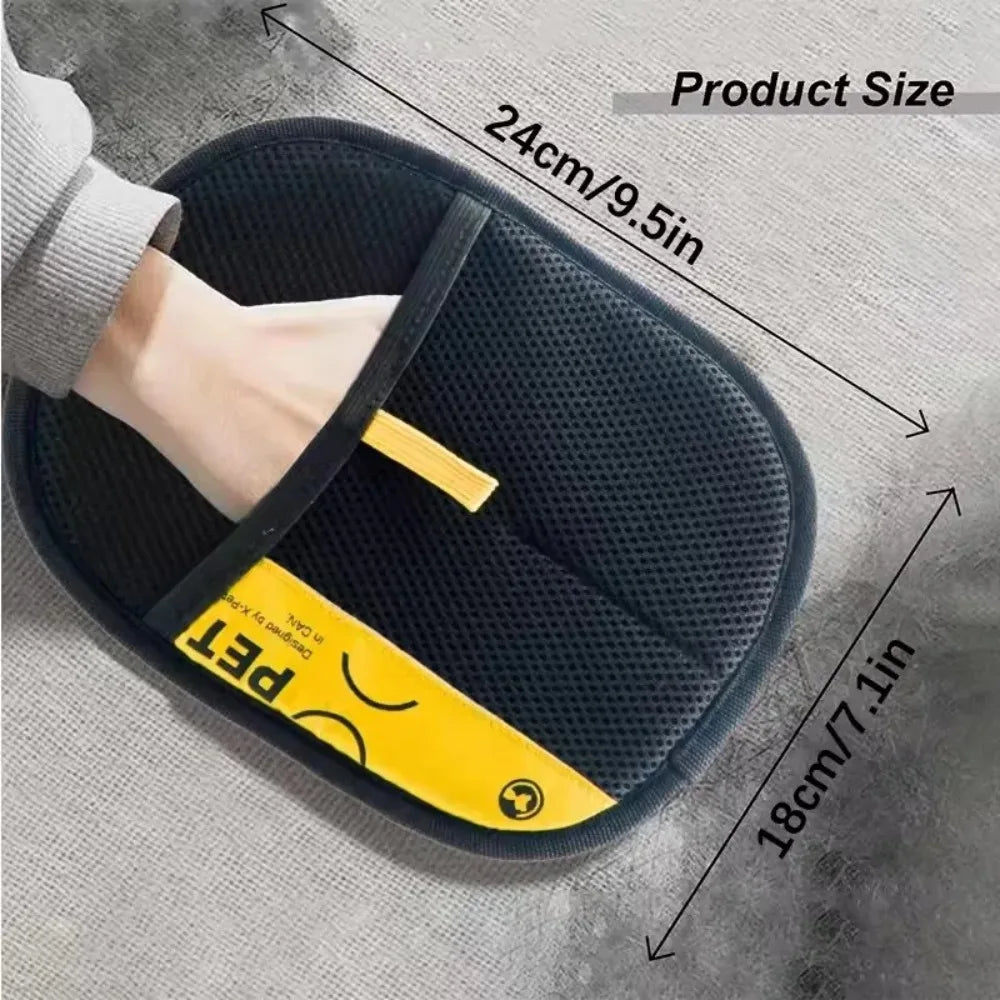 Reusable Pet Hair Remover Glove — Sofa & Fabric Cleaner